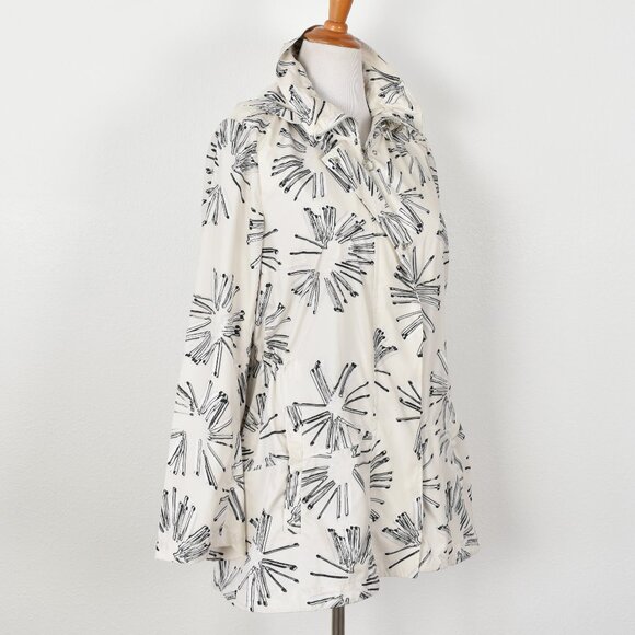 Akris Punto Matchstick Sunburst Print Windbreaker Jacket - 12 - Picture 7 of 11